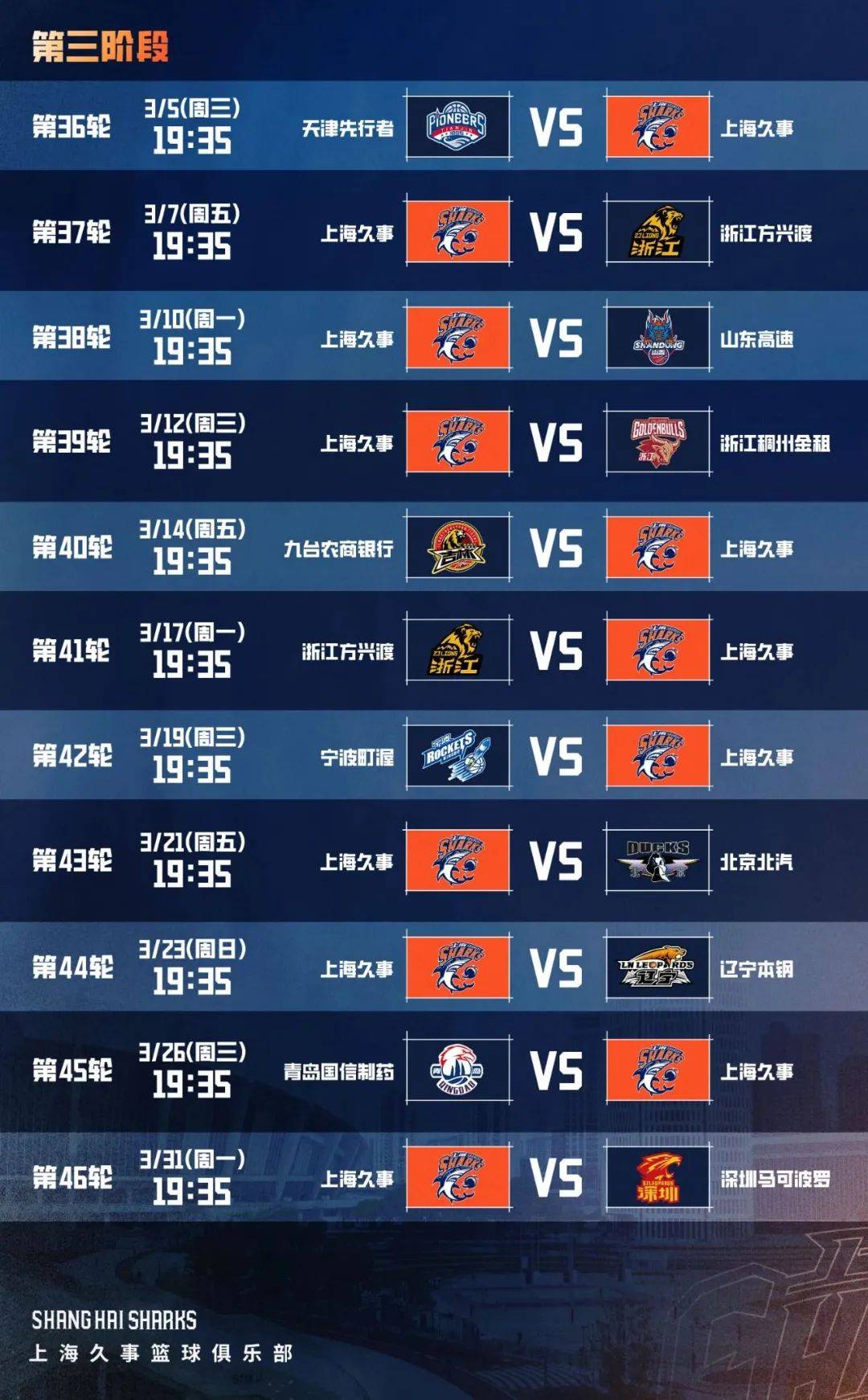 aoa体育课程-CBA季后赛赛程出炉，广州将在首轮对阵上海